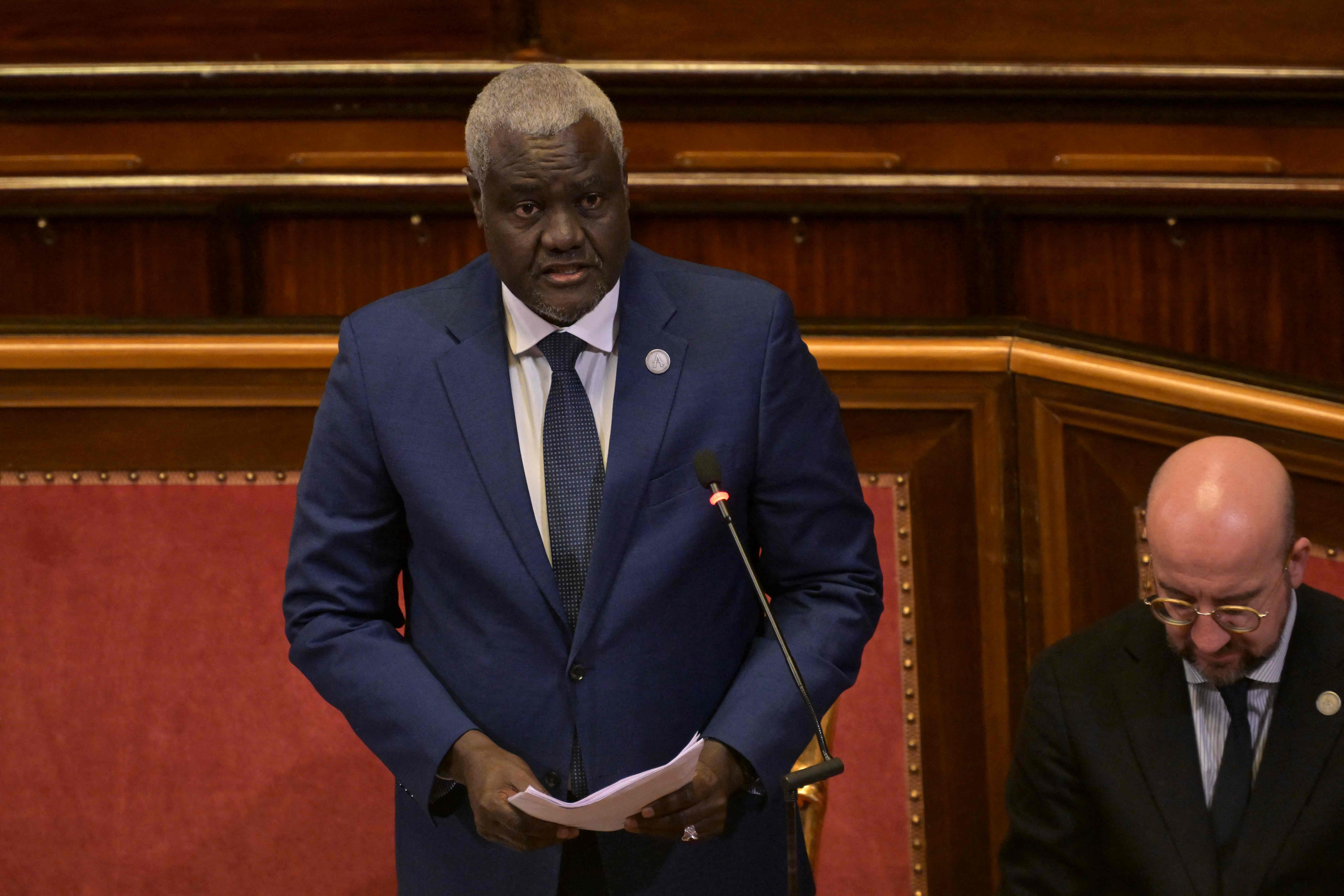 Ketua Komisi Uni Afrika Moussa Faki Mahamat