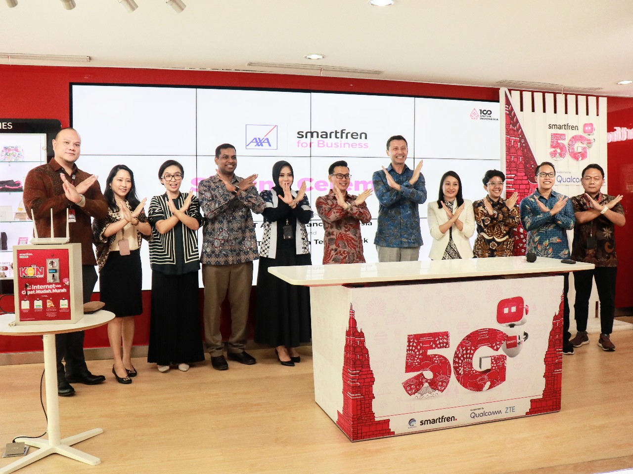 Axa Insurance dan Smartfren berkolaborasi dukung pertumbuhan umkm berkelanjutan