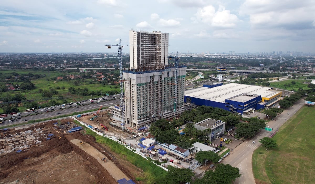 Proyek pengembangan apartemen Sky House Alam Sutera+