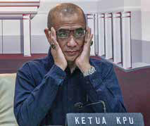 Ketua KPU Hasyim Asy’ari. 
