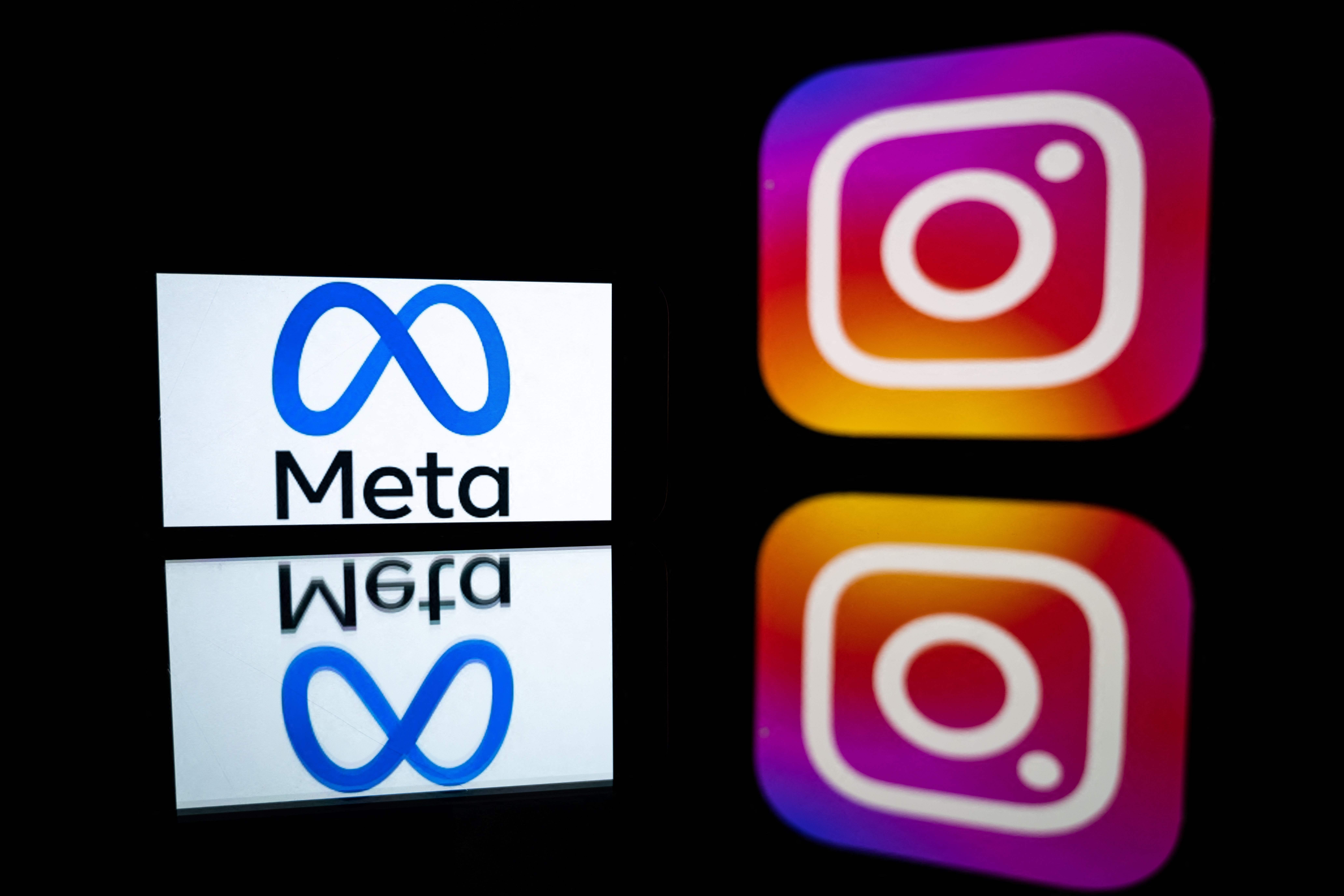Logo Instagram dan Meta