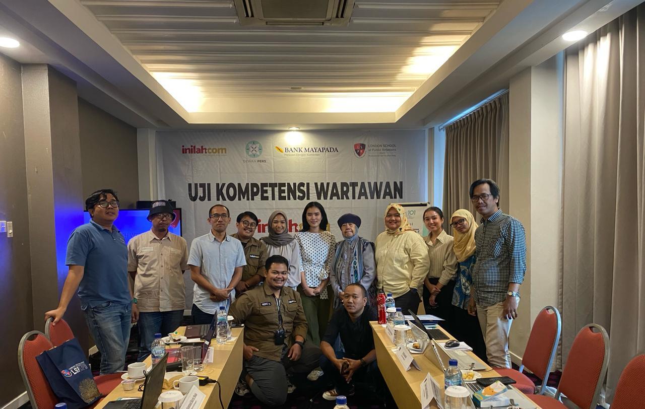 Sedikitnya 15 jurnalis di area kerja Jakarta mengikuti kegiatan UKW yang diadakan Dewan Pers bersama LPKW LSPR dan didukung Bank Mayapada.