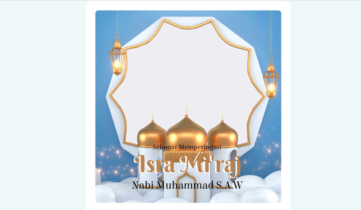 Twibbon Isra Miraj