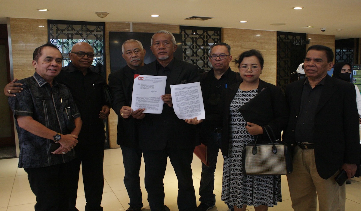 TPDI mengirimkan surat dukungan hak angket kepada Ketua DPR Puan Maharani