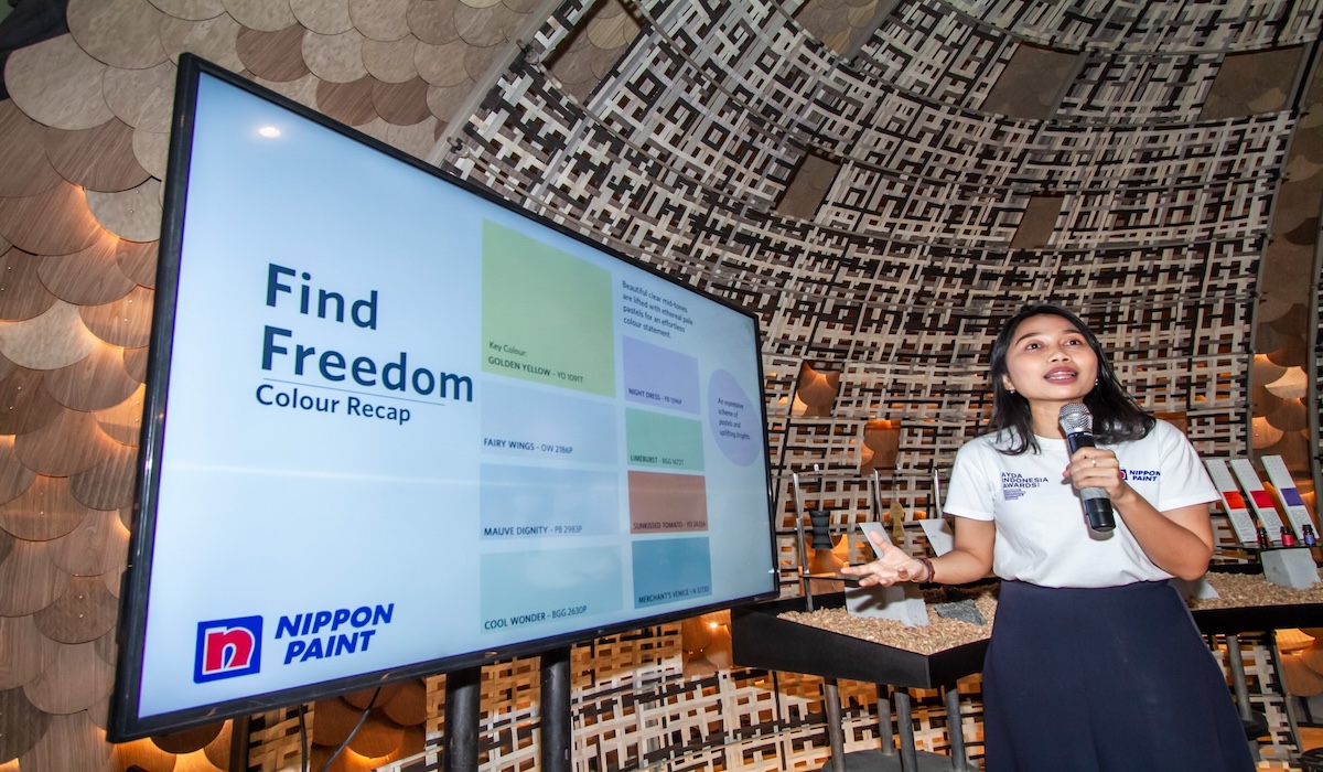 Nuansa alam di Booth Nippon Paint dalam ARCH;ID