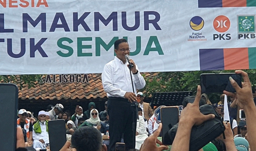  Anies Baswedan Minta Pendukungnya Masing-masing Mengajak 10 orang Coblos Nomor 1