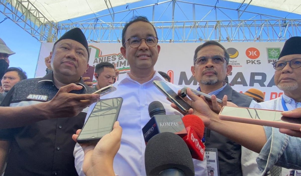 CALON presiden (capres) nomor urut 1 Anies Baswedan.