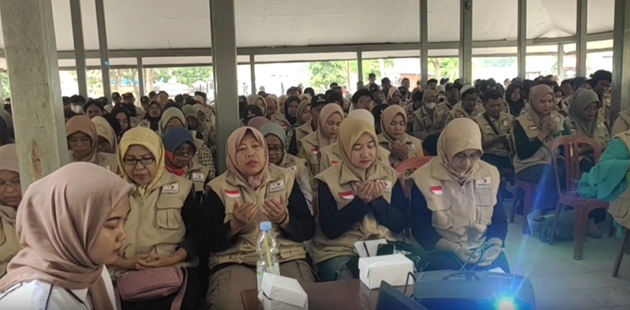 Jelang pemilu, Panwas TPS Majalengka gelar doa bersama