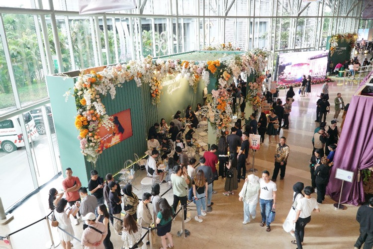 Bridestory Market 2024 yang diadakan di Hall 3-3A ICE BSD, Tangerang, pada 1-4 Februari 2024.