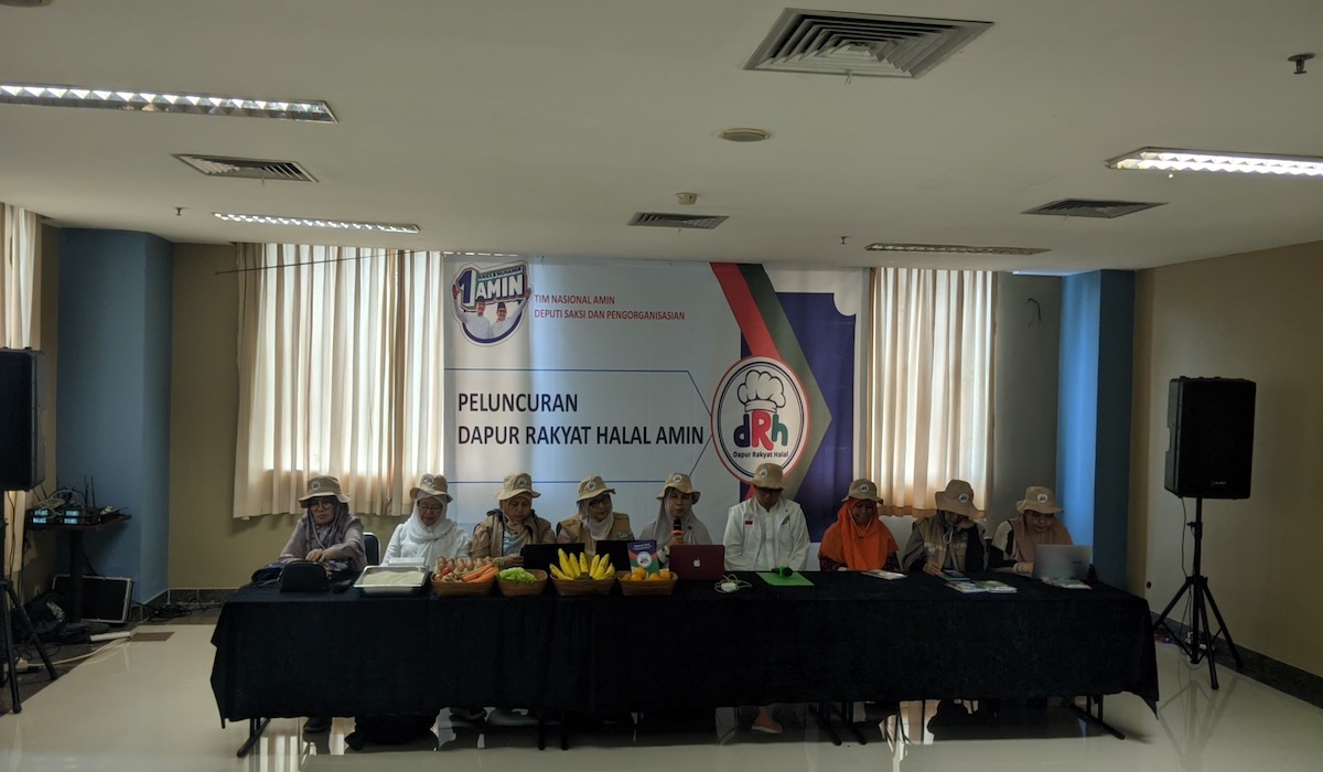 Relawan Amin Bangun 50 Ribu Dapur Halal saat Hari Pencoblosan