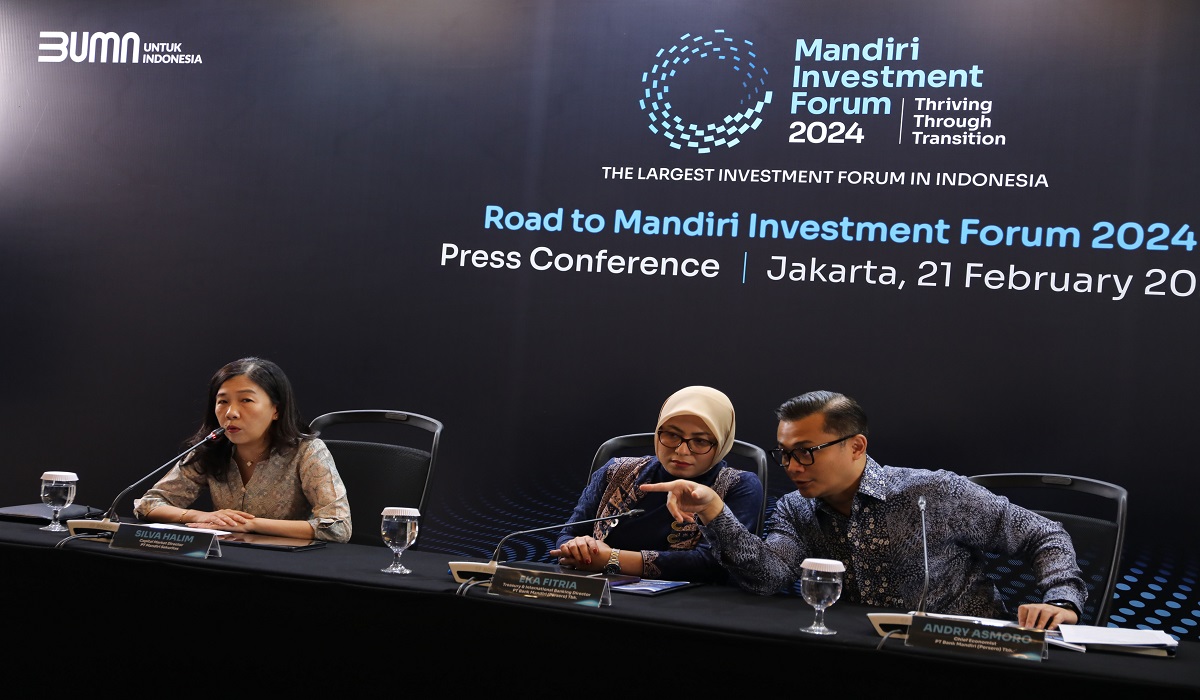 Konferensi Pers Mandiri Investment Forum