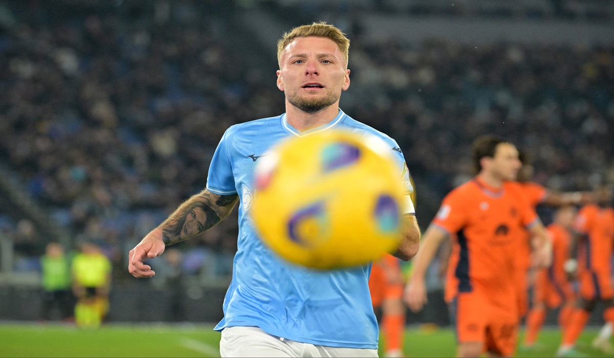 Penyerang Lazio Ciro Immobile
