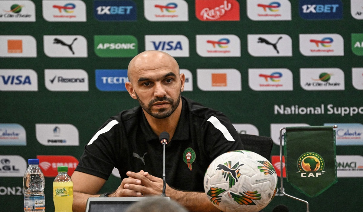Pelatih timnas Maroko Walid Regragui