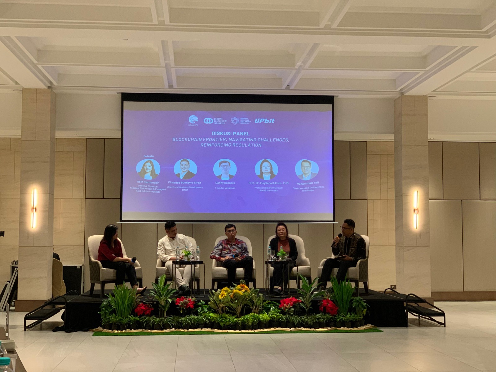 Acara Focus Group Discussion yang bertajuk “Blockchain Frontier: Navigating Challenges, Reinforcing Regulation” di Jakarta.