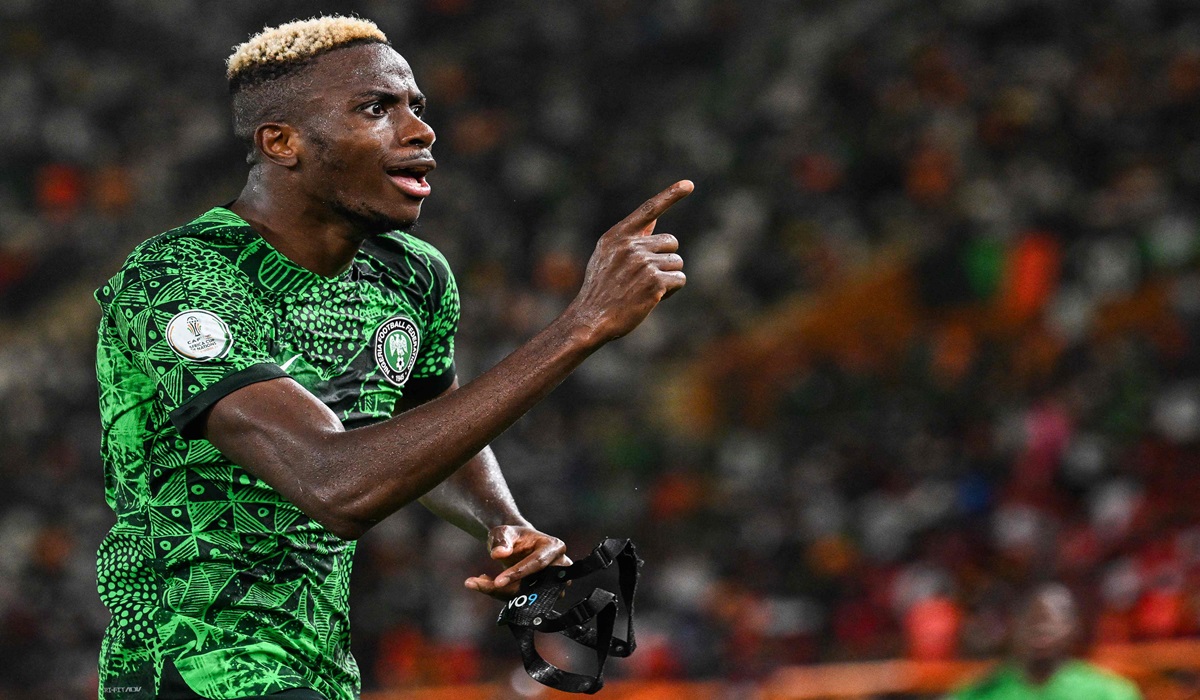 Penyerang timnas Nigeria Victor Osimhen