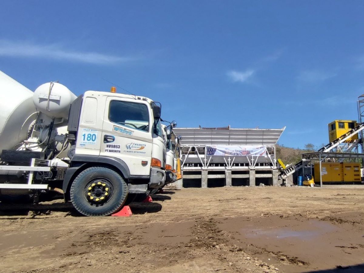 Proyek Amman Mineral di wilayah Batu Hijau Sumbawa yang berlokasi di Nusa Tenggara Barat.
