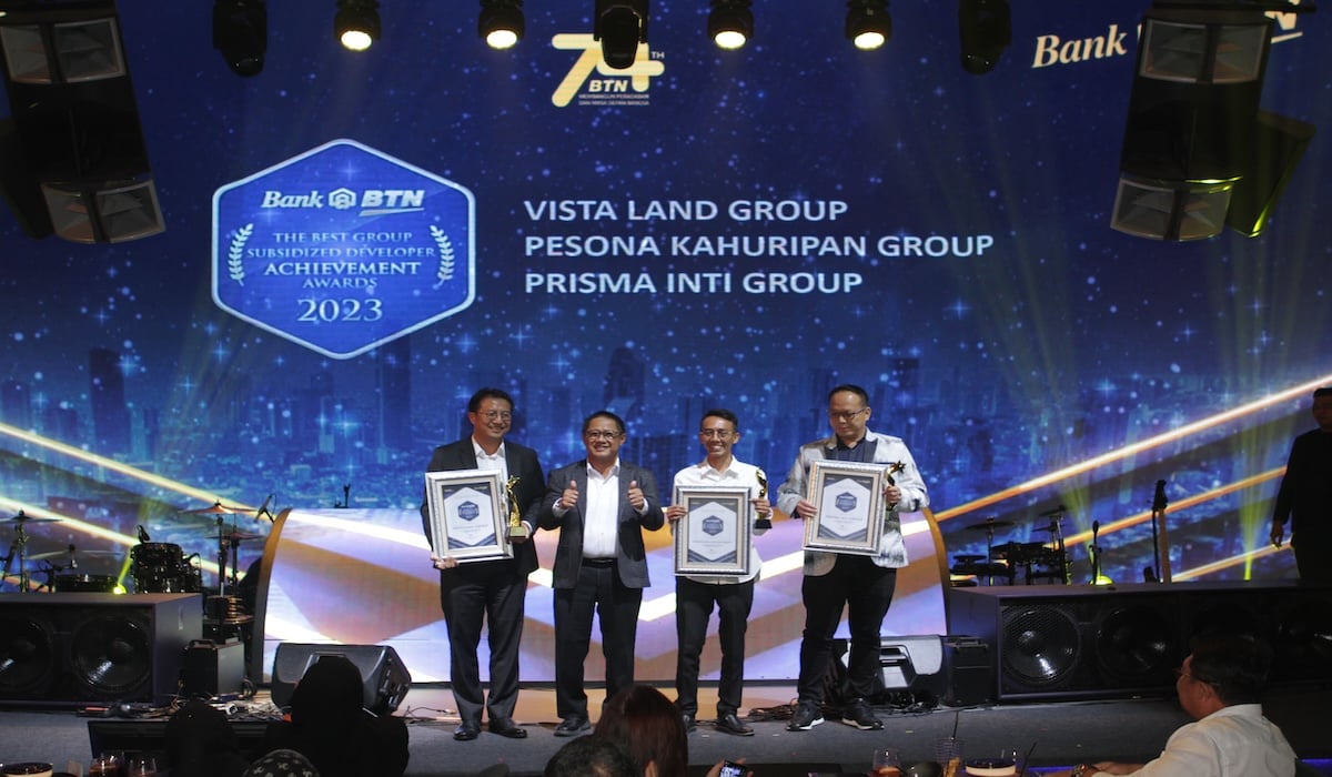 Penghargaan untuk pengembang dari Bank BTN
