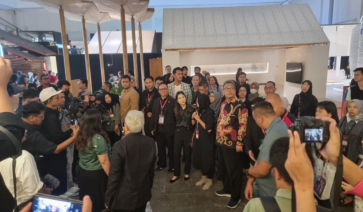 Wakil Menteri Pariwisata dan Ekonomi Kreatif Angela Tanoesoedibjo di ajang ARCH ID