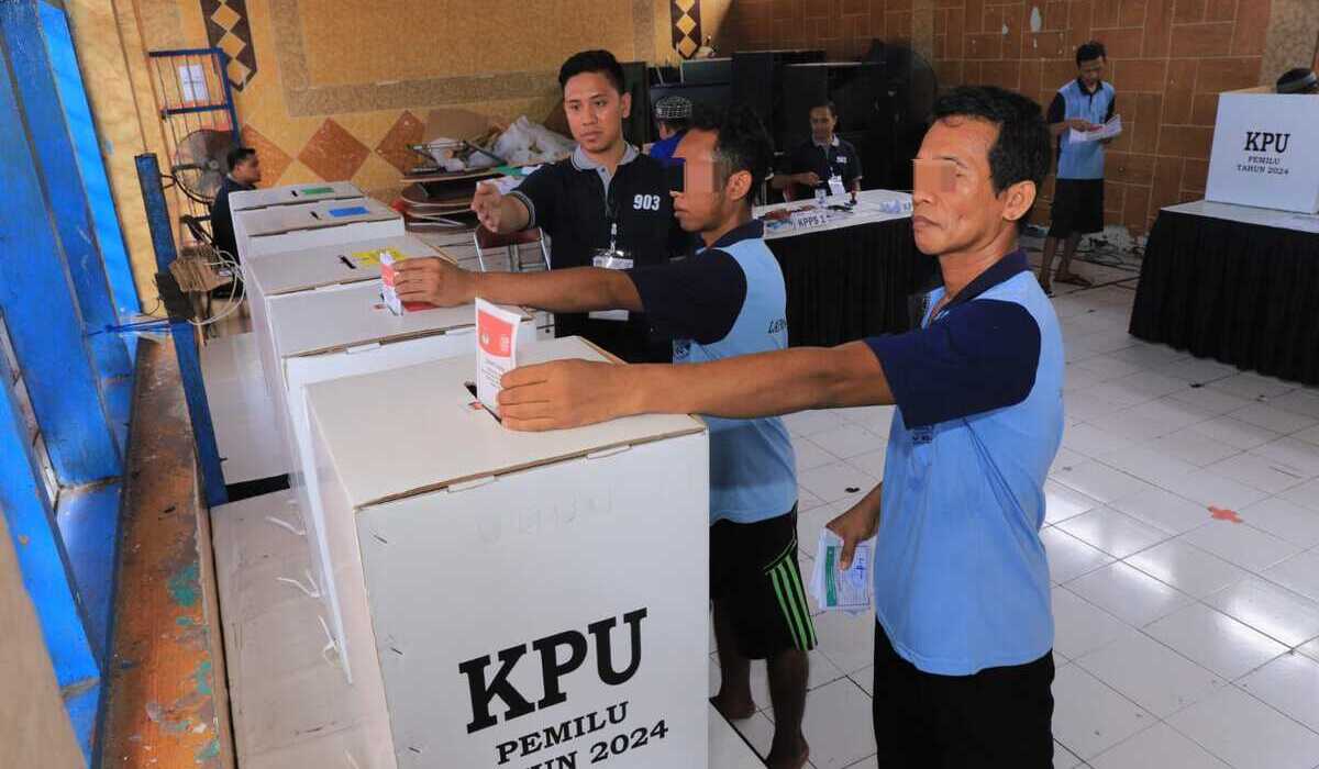 Ribuan Warga Binaan Lapas Jatim Salurkan Hak Suara Pemilu 2024
