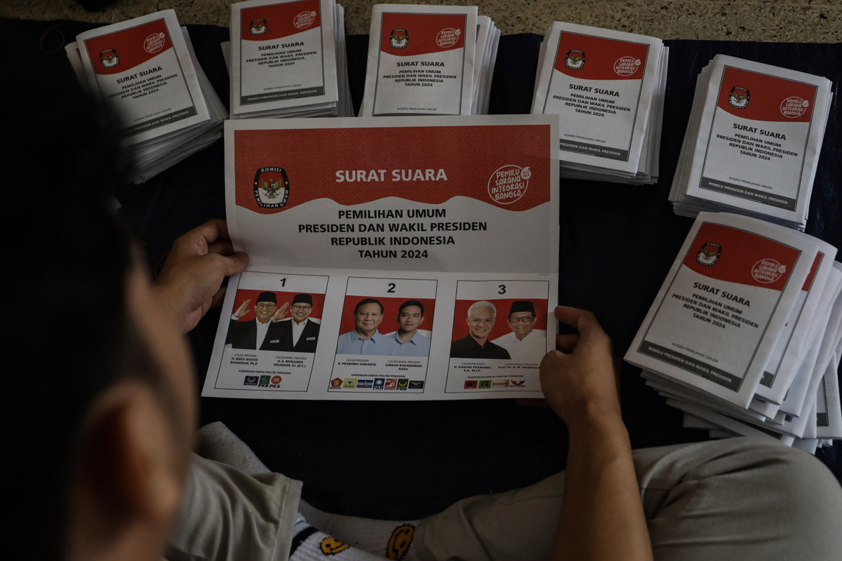 Ilustrasi - KPU akan berkoordinasi dengan PPLN Jeddah terkait surat suara yang tercoblos ke pasangan nomor urut 2 Prabowo-Gibran.