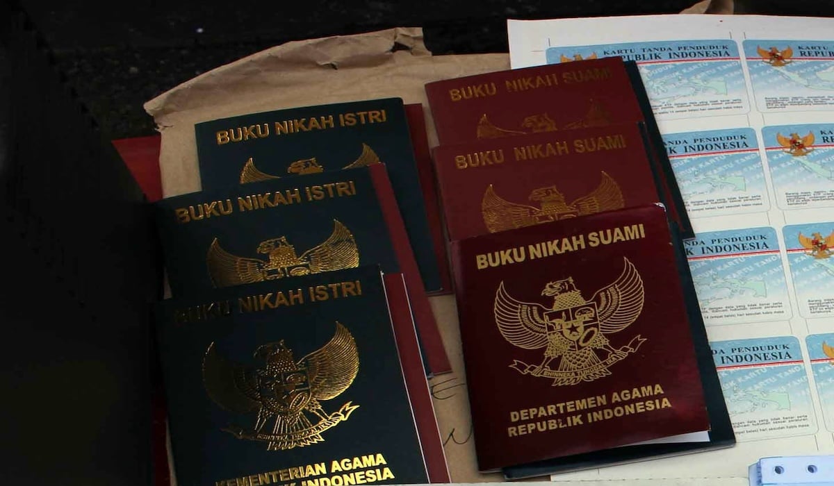 Ilustrasi buku nikah