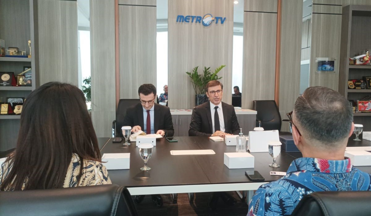 Dubes Republik Turki untuk Indonesia Talip Küçükcan berkunjung ke Media Grup