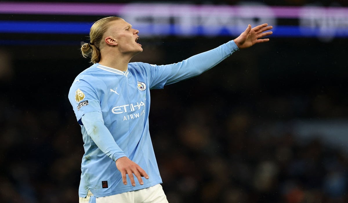 Penyerang Manchester City Erling Haaland