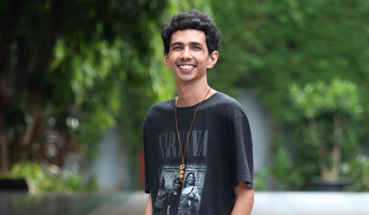 Musisi Enau tampil Di Festival Kopi Nusantara 2024, Hari ketiga, di kompleks Media Group, Jakarta, Sabtu (3/2/2024). 