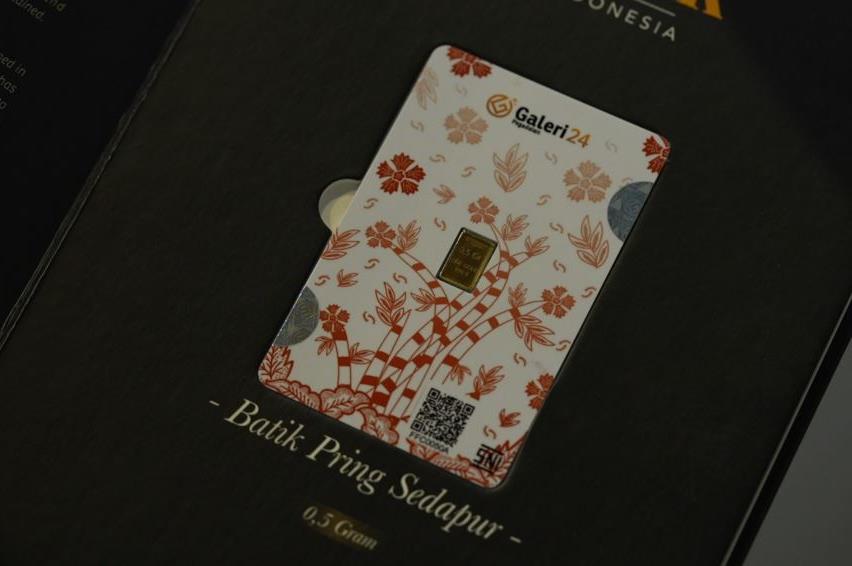 Galeri 24 meluncurkan produk emas batangan dengan konsep Batik Nusantara yang dikemas secara eksklusif dalam bentuk buku.