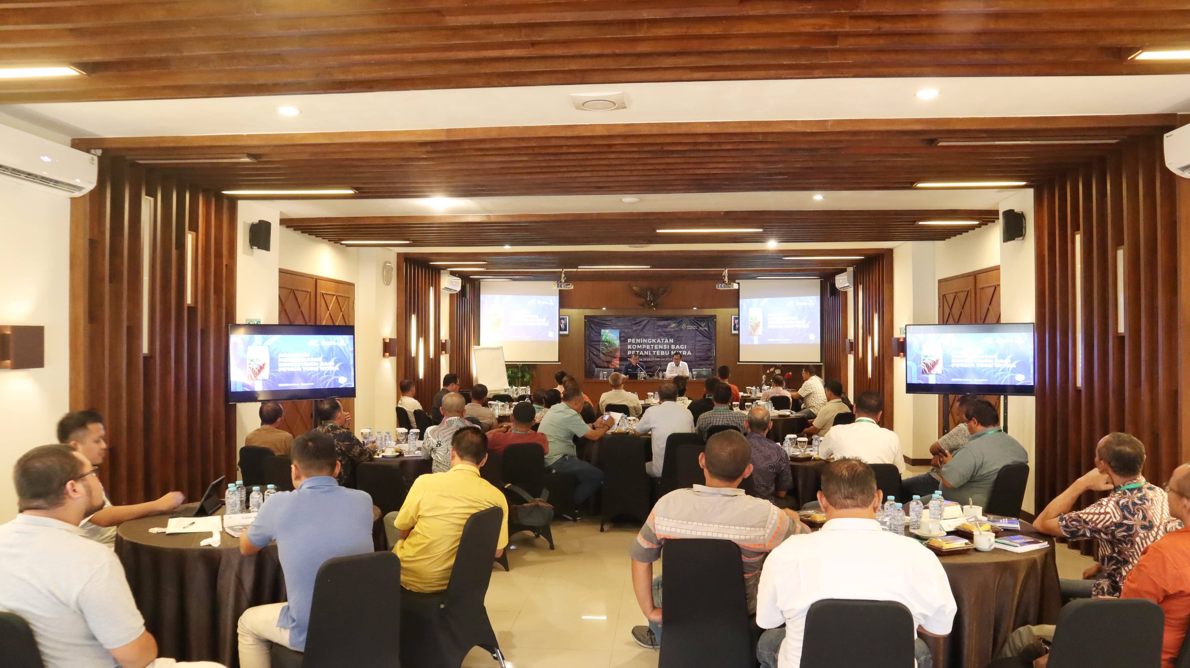 Pelatihan peningkatan kompetensi petani tebu yang digelar PTPN III sejak Senin (26/2) hingga Kamis (29/2).