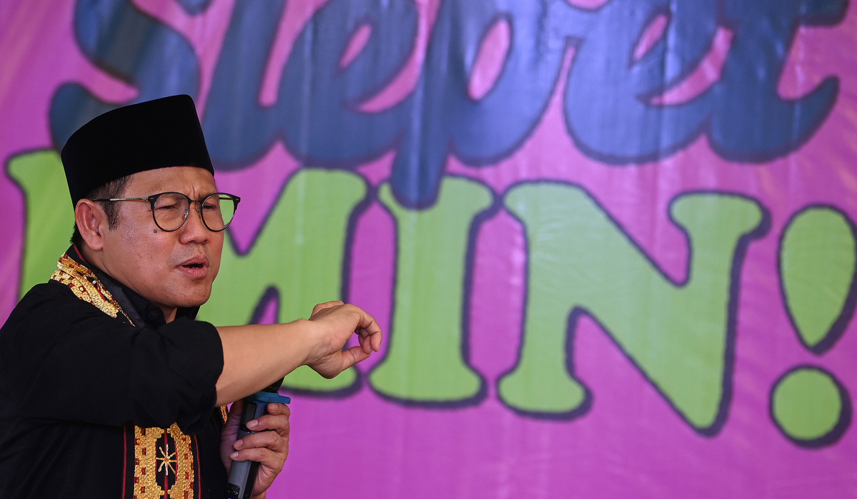 Cawapres nomor urut 1 Muhaimin Iskandar (Cak Imin).