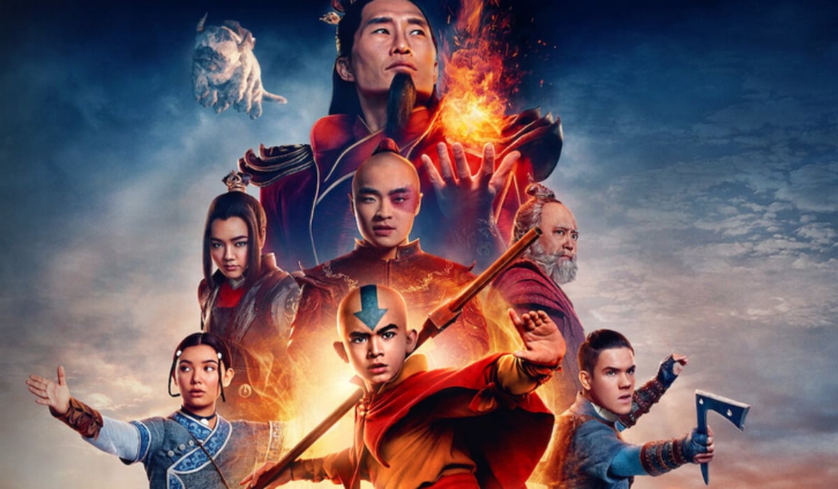 Poster serial live action Avatar: The Last Airbender.