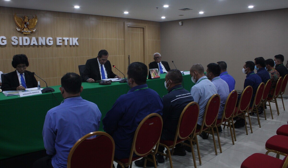 Sidang pembacaan vonis terhadap Kasus pelanggaran etik terkait pungutan liar atau pungli Rutan KPK di Jakarta.