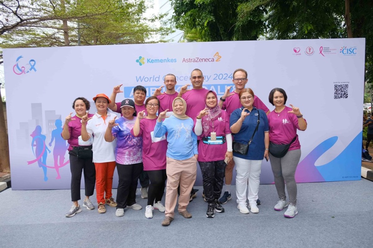 Kemenkes bersama AstraZeneca Indonesia dan sejumlah yayasan menggelar acara 5K Amazing Run: Ambil Kendali dan Lakukan Skrining Kanker.