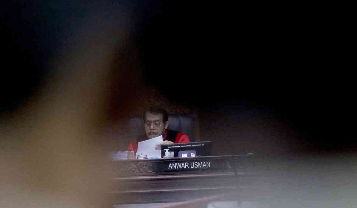 Mantan Ketua MK, Anwar Usman.