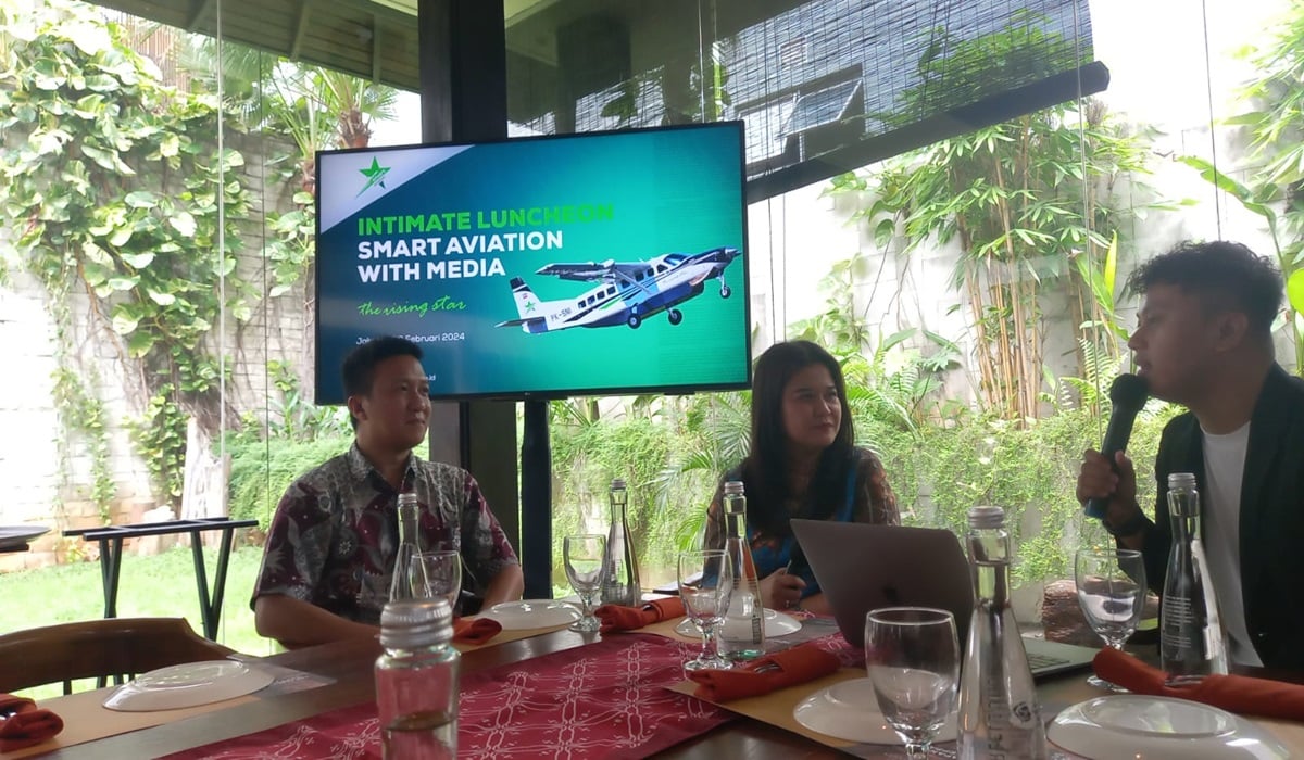 Intimate luncheon Smart Avviation di Jakarta, Selasa (20/2). 