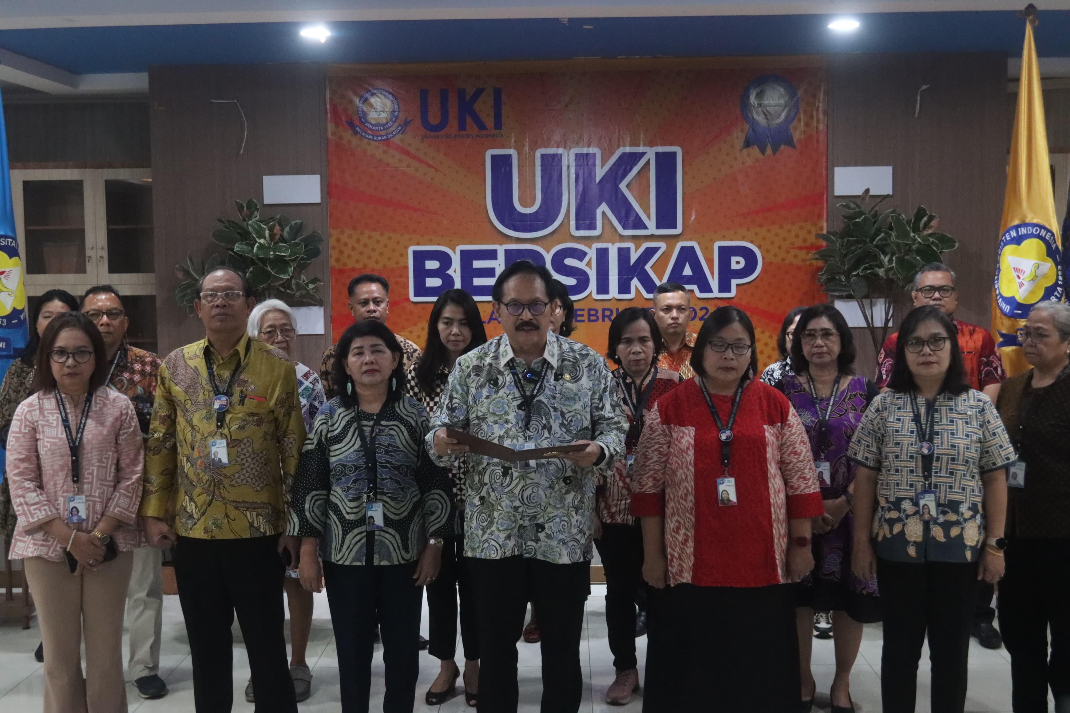 Pernyataan sikap Universitas Kristen Indonesia