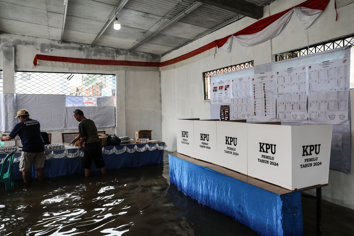 Ilustrasi - Sebanyak tujuh TPS di Jakarta Timur harus dipindahkan lokasinya karena kebanjiran.