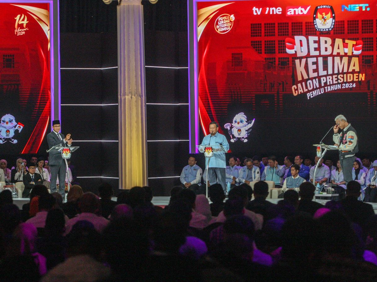 Anies Baswedan, Prabowo Subianto, dan Ganjar Pranowo.