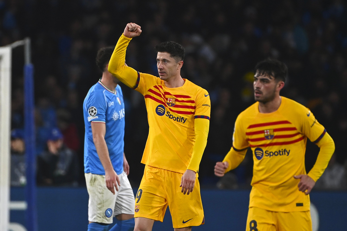 Striker FC Barcelona, Robert Lewandowski sangat percaya diri untuk bisa lolos ke babak 8 besar Liga Champions