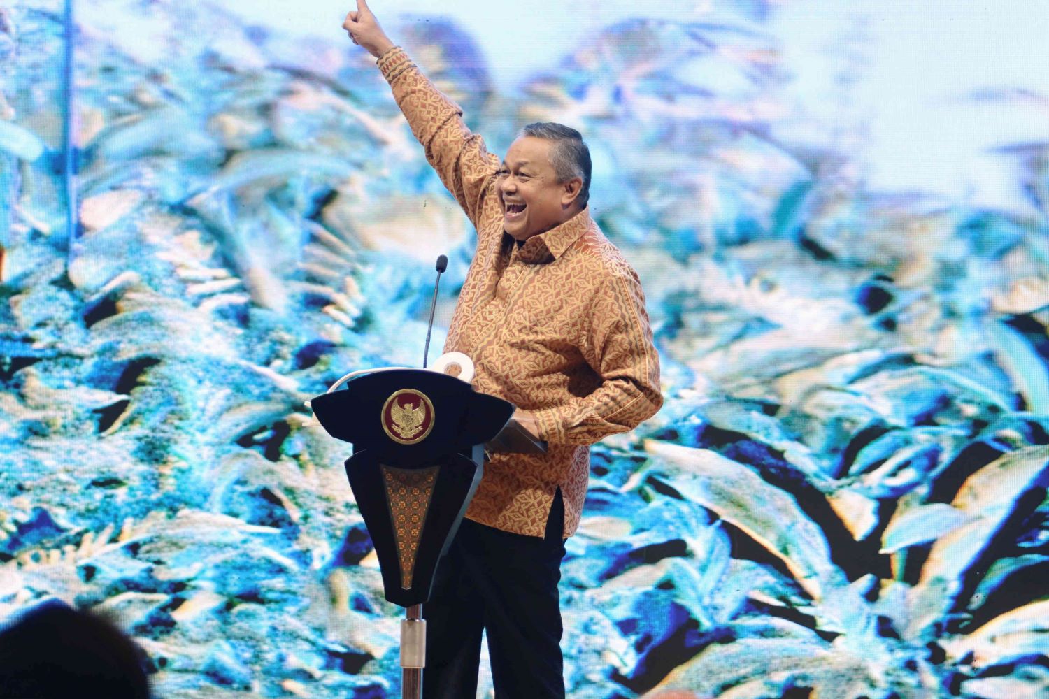 Gubernur Bank Indonesia (BI) Perry Warjiyo. MI/ADAM DWI