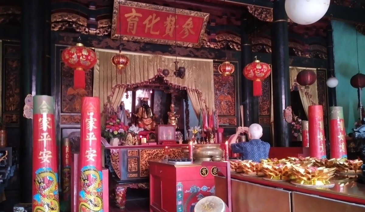 Kelenteng Twan Tee Kiong atau akrab dengan sebutan Kelenteng Poncowinatan, Yogyakarta.