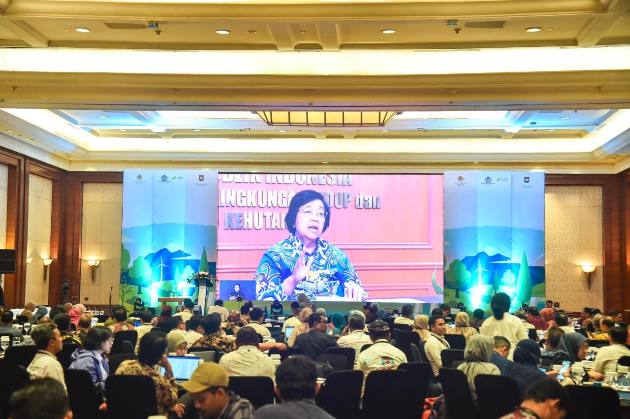 Pertemuan nasional Result Based Payment (RBP) REDD+ yang dilaksanakan di Jakarta, Rabu (21/02/2024)