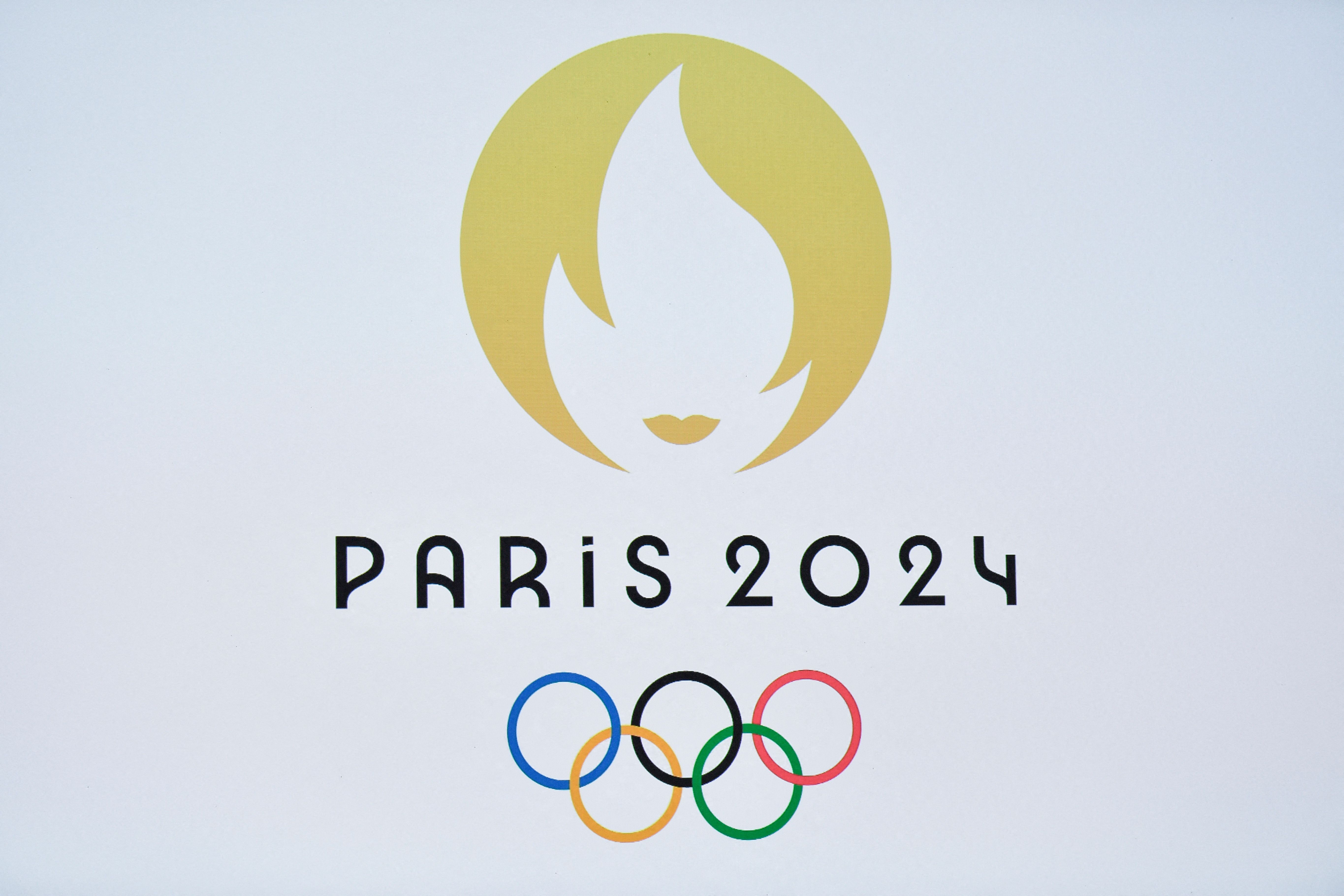 Logo Olimpiade Paris 2024.