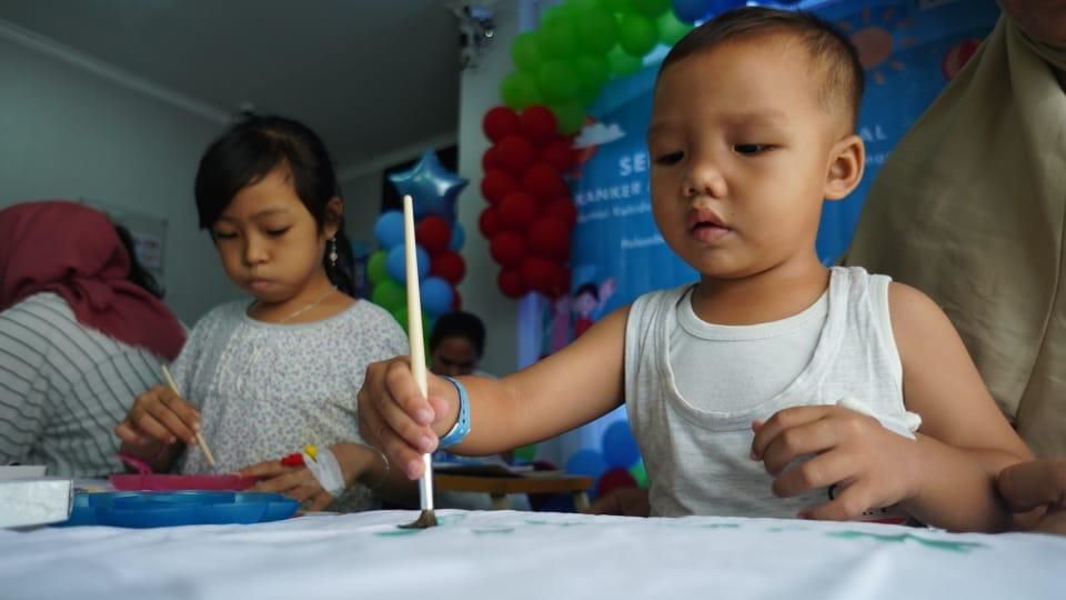 Ilustrasi anak penderita kanker