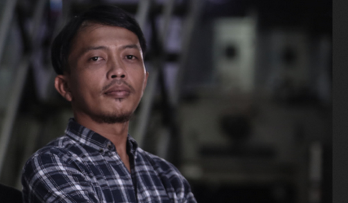 Jurnalis Media Indonesia, Akmal Fauzi, peraih penghargaan jurnalistik BRI Liga 1 2023/2024.