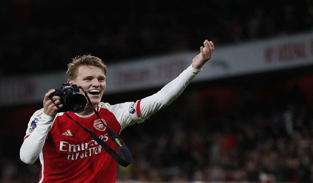 Kapten Arsenal Martin Odegaard