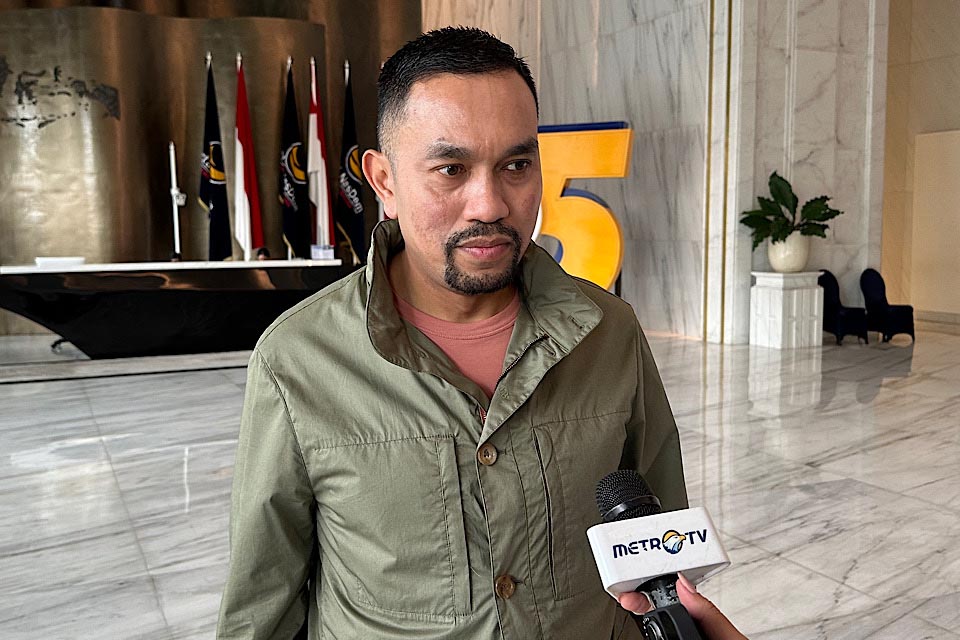 Bendahara Umum Partai NasDem Ahmad Sahroni.