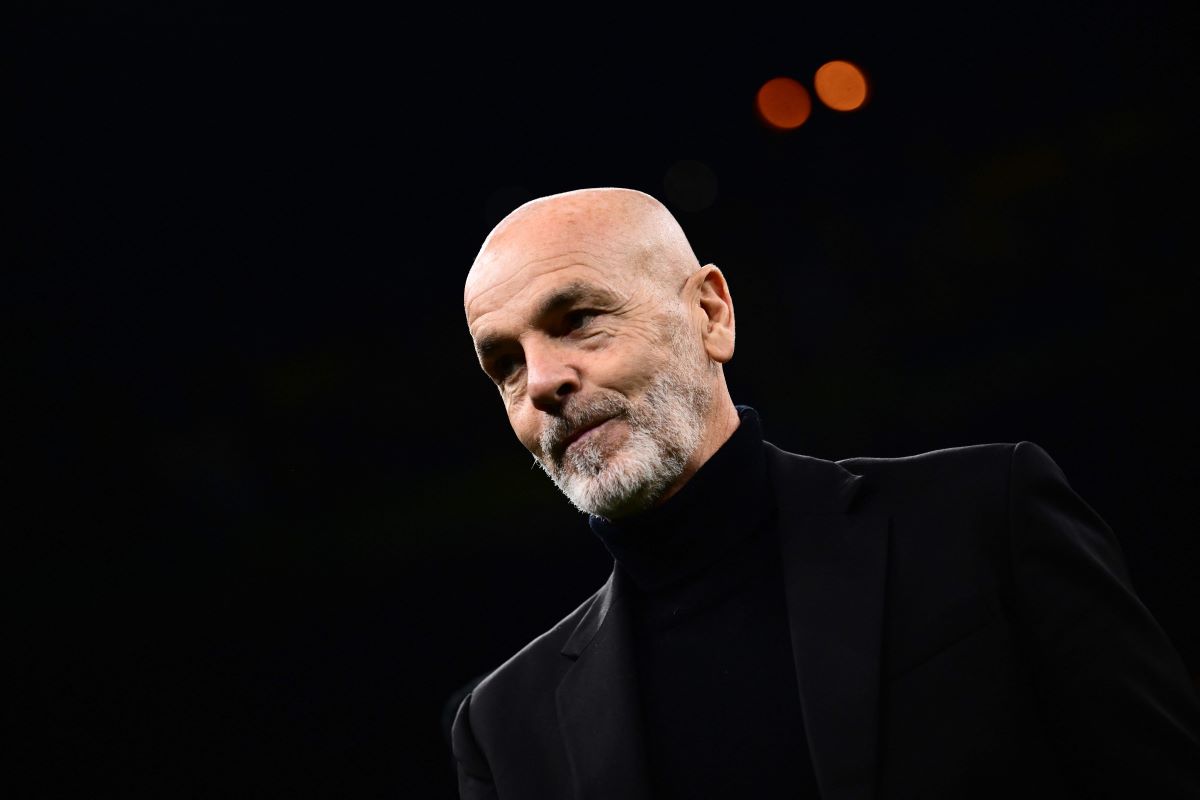 Pelatih AC Milan Stefano Pioli