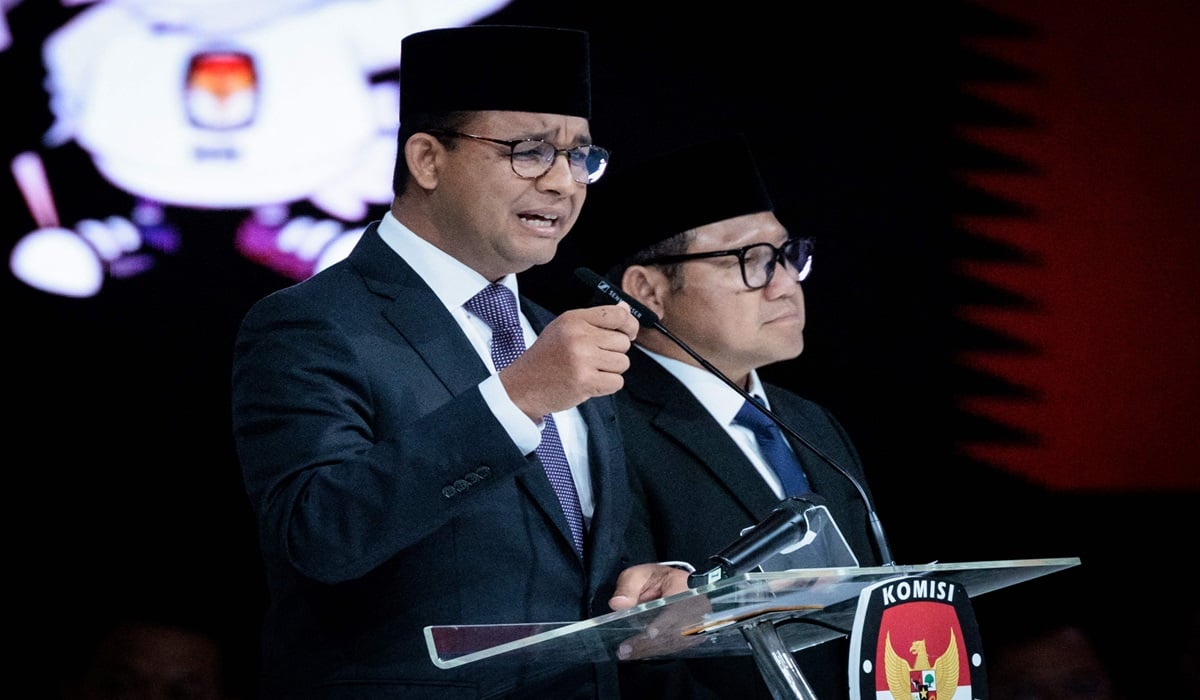 Capres Anies Baswedan dan cawapres Muhaimin Iskandar